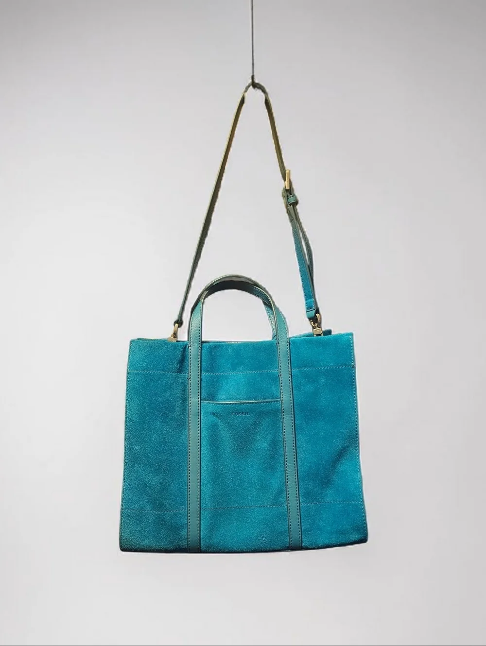 Fossil Carmen Shopper Lagoon Purse-a Bag You Don't Want To Miss Out On - Picture 1 of 4